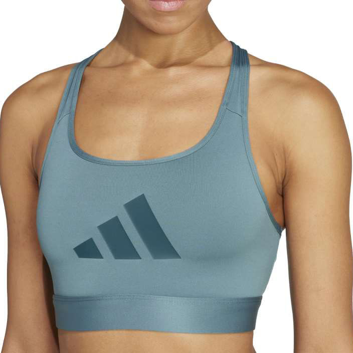 Adidas Top JW5292 F LOGO SUPORTE MEDIO Preloved Teal Poliester -7-